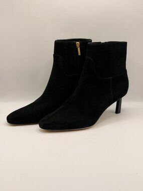 Veronica Beard Womens Kelby Suede Black Heel Bootie Sz 7.5 M
